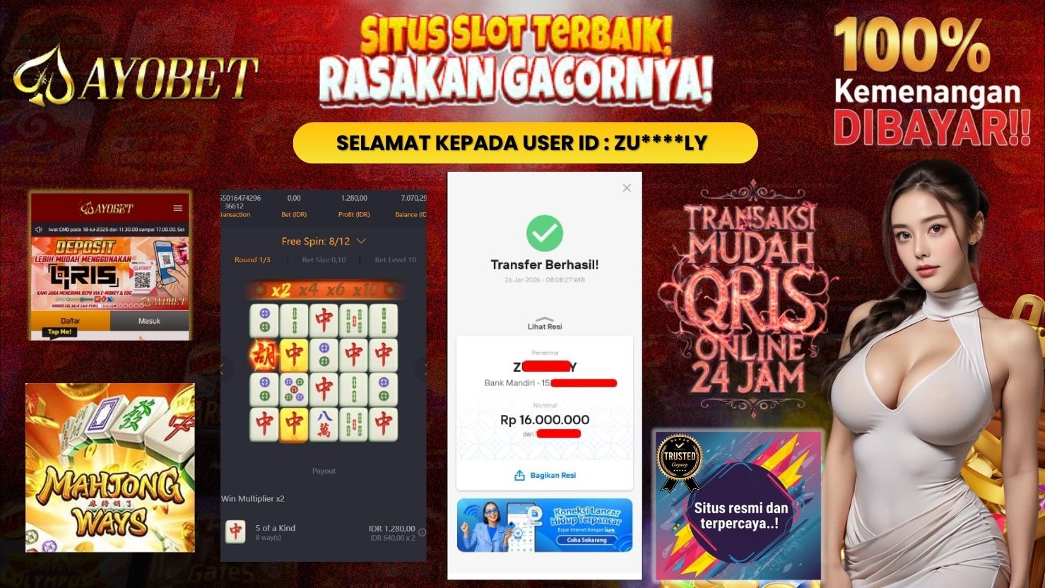 AYOBET JACKPOT SLOT MAHJONG WAYS